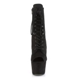 Sort faux suede 18 cm ADORE-1021FS pole dance ankelst�vler