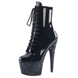 Sort glimmer 18 cm Pleaser ADORE-1020LG poledance ankelst�vler