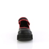 Sorte 6 cm SPRITE-01 emo maryjane sko - plateausko med spnde
