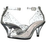 Strass sten 8 cm BELLE-330RS h�jh�lede sandaler til kvinder