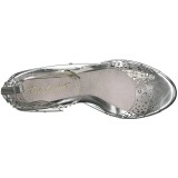 Strass sten 8 cm BELLE-330RS h�jh�lede sandaler til kvinder