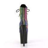 Strass sten boots 20 cm FLAMINGO-1020RS2 hjhlede boots plateau