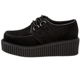 Suede 5 cm CREEPER-101 creepers shoes women gothic platform shoes