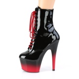 Tofarvet 18 cm Pleaser ADORE-1020BR-H poledance h�jh�lede ankelst�vler