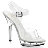 Transparent 13 cm LIP-108 Platform High Heels Shoes