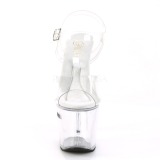 Transparent 18 cm TREASURE-708RAD stripper sandaler poledance sko