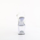 Transparent 20 cm CRAZE-808 pleaser h�je h�le pony plateau
