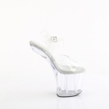 Transparent 20 cm CRAZE-808 pleaser h�je h�le pony plateau