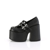 Vegan 13 cm Demonia CAMEL-55 chunky heel platform shoes
