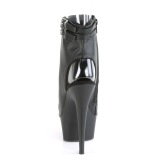 Vegan 15 cm DELIGHT-600-18 Exotic pole dance ankle boots