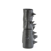 Vegan 18 cm SLAY-77 demoniacult alternativ plateau boots sort