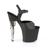 Vegan 19 cm BONDGIRL-709 plateau sko med pistol h�le