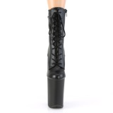 Vegan 23 cm INFINITY-1020PK ekstremt h�jh�lede ankelst�vler - h�je plateaust�vler