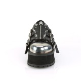 Vegan 7 cm GRAVEDIGGER-03 Plateau Gothic Sko til M�nd