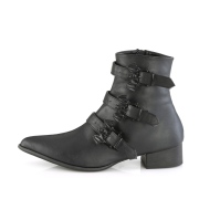 Vegan WARLOCK-50-B spidse boots - m�nd winklepicker boots 3 sp�nder