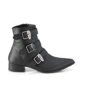 Vegan WARLOCK-50-C spidse boots - m�nd winklepicker boots 3 sp�nder