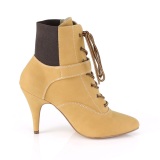 Vegan brun 10 cm DREAM-1022 ankle booties til m�nd