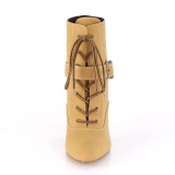 Vegan brun 10 cm DREAM-1022 ankle booties til m�nd