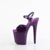 Violet 20 cm FLAMINGO-809GP glitter plateau sandaler sko