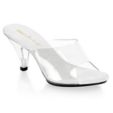 White Transparent 8 cm BELLE-301 Women Mules Shoes