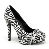 Zebra Pattern 12 cm SAFARI-06 Women Pumps Shoes Stiletto Heels